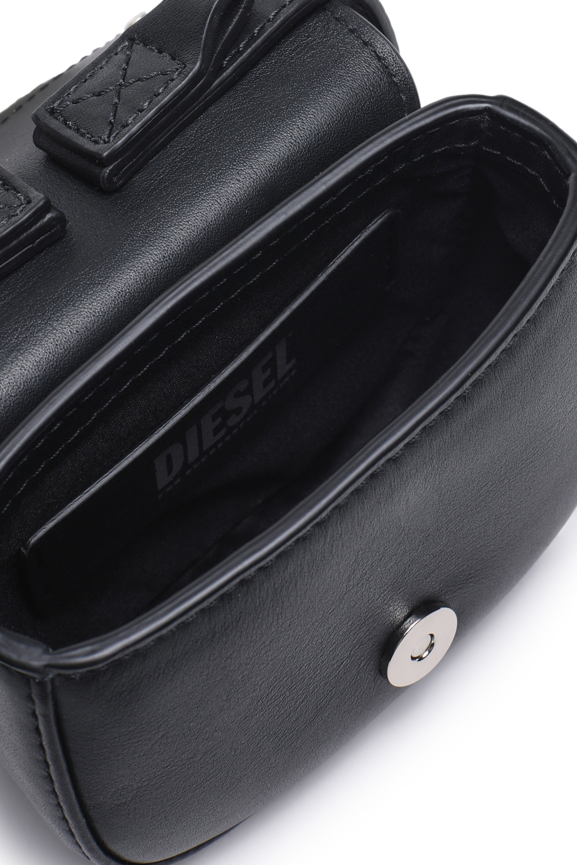 Diesel - 1DR XS, Woman's 1DR XS-Iconic mini bag with D logo plaque in Black - 2